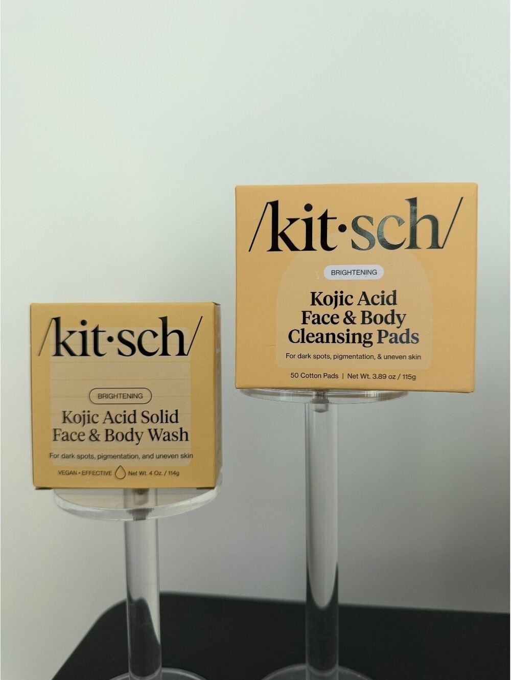 Kitsch Kojic Acid face and body skincare bundle